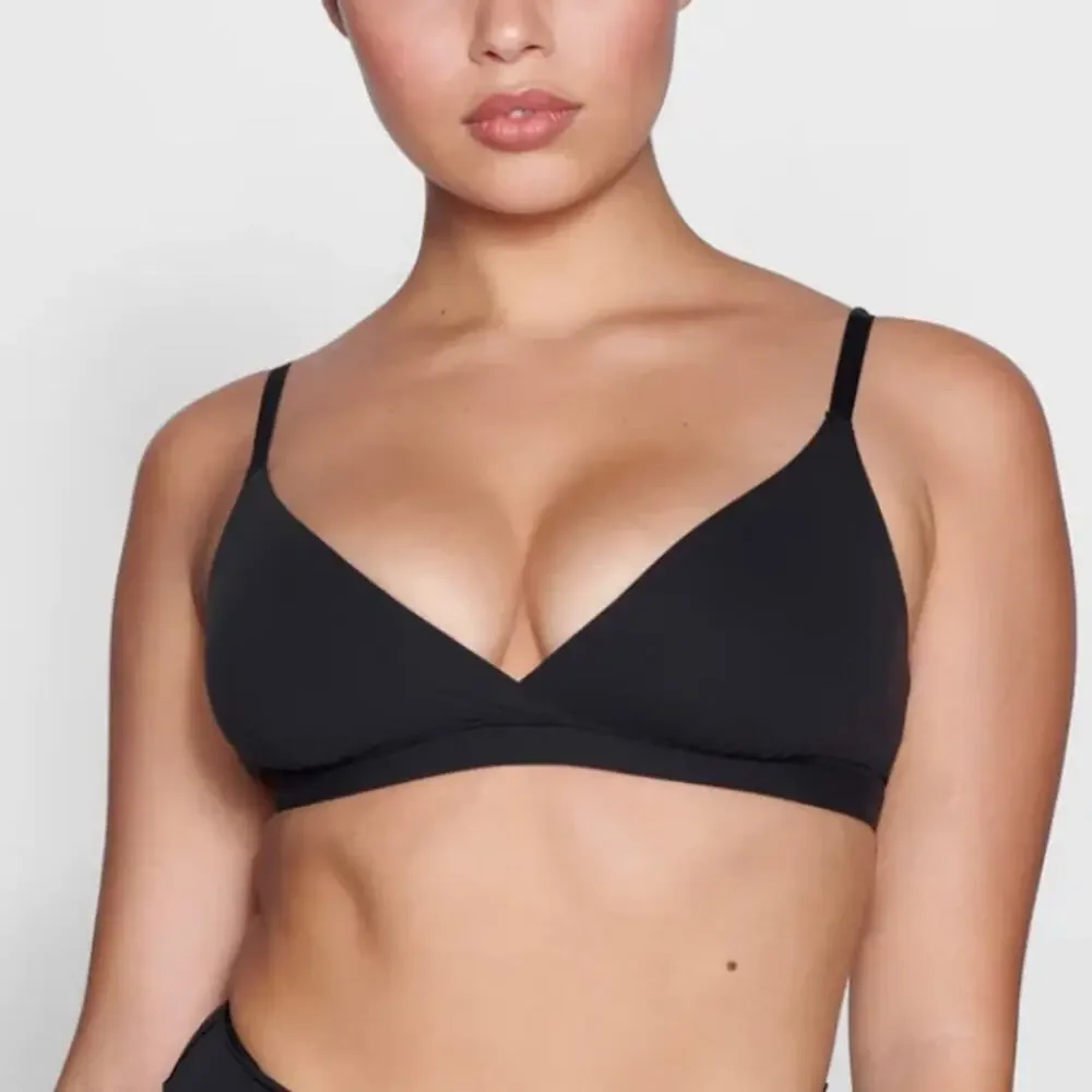 NEW SKIMS  ~ Fits Everybody Crossover Bralette Graphite  2X - Picture 2 of 6